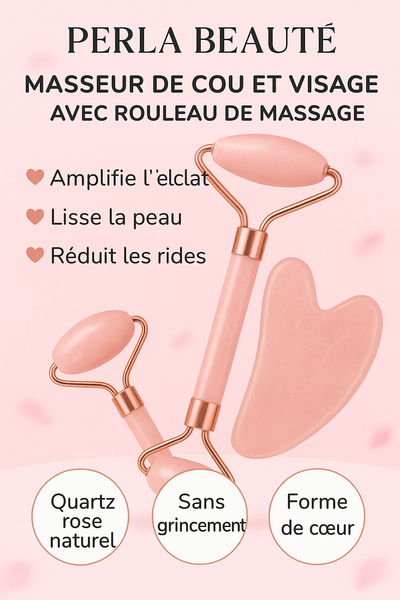 Masseur de cou et de visage pour rouleau de massage